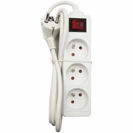 GAO Bloc ménager 3 prises 2P+T avec interrupteur