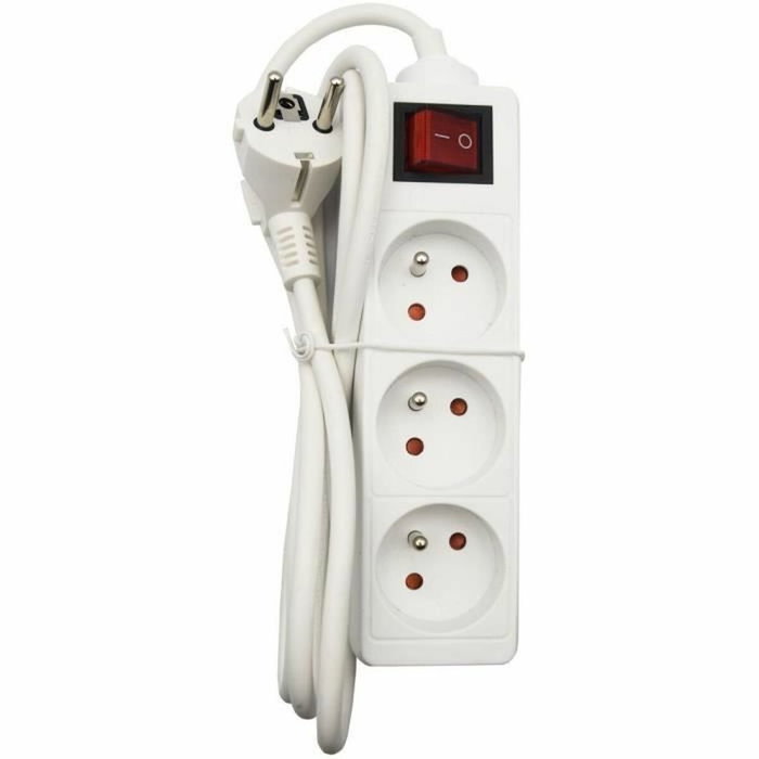 GAO Bloc ménager 3 prises 2P+T avec interrupteur GAO Bloc ménager 3 prises 2P+T avec interrupteur