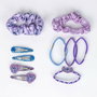 Accessoires pour les Cheveux Stitch Bleu Violet 10 Pièces