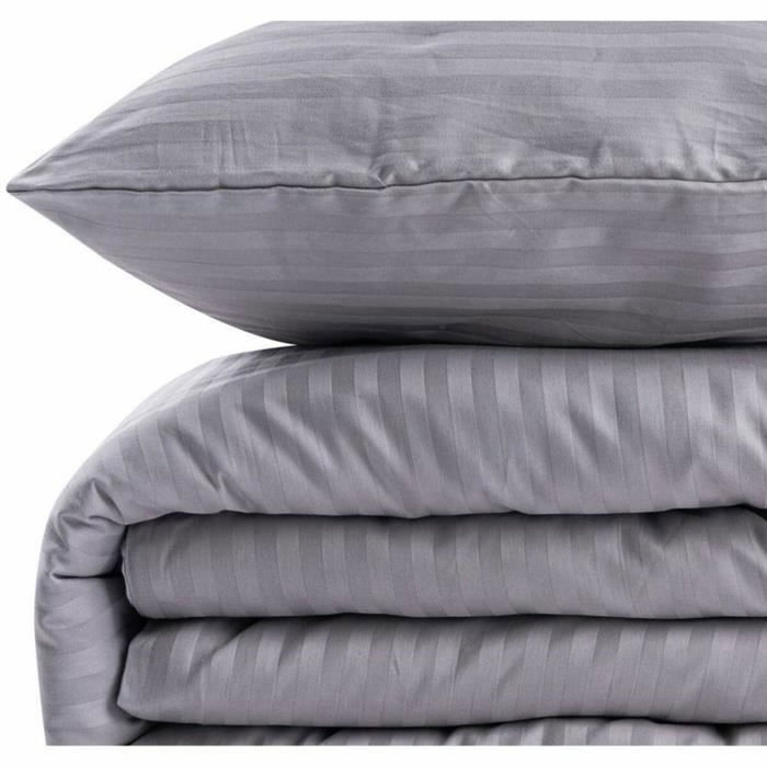 BigBuy Home Parure de couette Gris 3 Pièces (220 x 240 cm) BigBuy Home Parure de couette Gris 3 Pièces (220 x 240 cm)