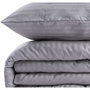 BigBuy Home Parure de couette Gris 3 Pièces (220 x 240 cm)