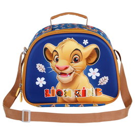 KaracterMania Bolsas Porte-Goûter Disney Le Roi Lion Little Face en 3D avec sangle réglable, compartiment unique, 25.5x10x20cm