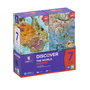 Mieredu Puzzle Évolutif 'Découvrons Le Monde' 382 Pièces - Anglais/Espagnol - Puzzle Educatif Enfant +6 Ans