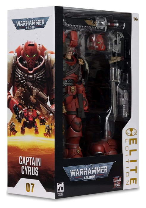 Warhammer 40 000 Dawn of War McFarlane Elite Edition figurine Captain Cyrus (Dawn of War 4) 20 cm Warhammer 40 000 Dawn of War McFarlane Elite Edition figurine Captain Cyrus (Dawn of War 4) 20 cm