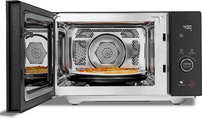 MEDION MD12041 Four Micro-ondes 4 en 1 25 L avec Fonction Gril et Convection, Noir