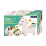 Lexibook - Licorne Sauteuse Gonflable en Peluche avec Housse Amovible - Jouet Gonflable Enfant 3 Ans+ (50 x 45 cm, Pompe Incluse)