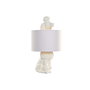 Home ESPRIT Lampe de bureau Chien Blanc et Doré