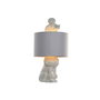 Home ESPRIT Lampe de bureau Chien Blanc et Doré