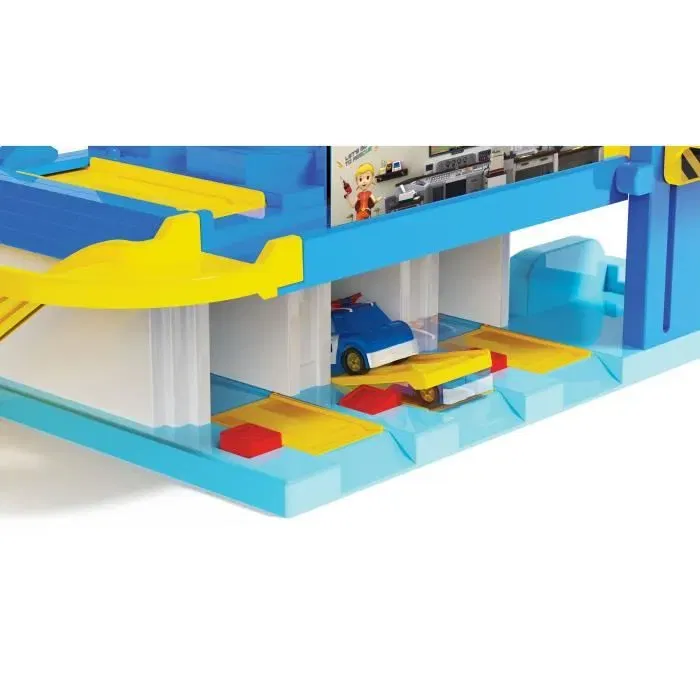 Silverlit Playset Quartier Général Robocar Poli - Garage avec ascenseur manuel, rampe et véhicule inclus - Jouet dès 3 ans Silverlit Playset Quartier Général Robocar Poli - Garage avec ascenseur manuel, rampe et véhicule inclus - Jouet dès 3 ans
