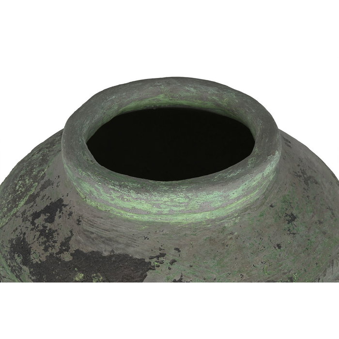 Home ESPRIT Vase Vert Céramique Terre cuite Pièce unique 65 X 65 X 72 CM