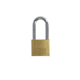 WOLFPACK LINEA PROFESIONAL Cadenas laiton anse longue 30 mm clés identiques n°2