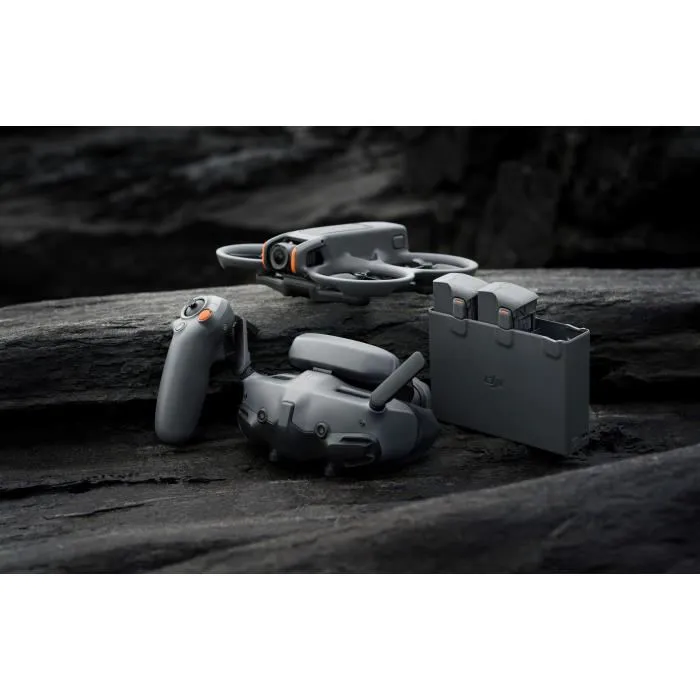 DJI - Pack Avata 2 | Drone FPV avec Goggles 3 et RC Motion 3 | Stabilisateur, Casque, 3 Batteries, Station de Recharge, Sac