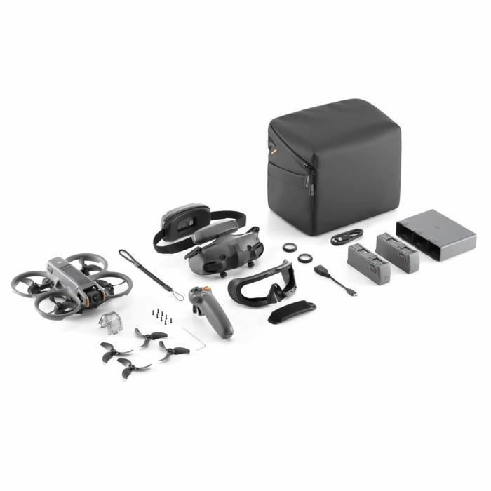 DJI Avata 2 Pack avec Stabilisateur RC Motion 3, Goggles 3 et 3 batteries DJI Avata 2 Pack avec Stabilisateur RC Motion 3, Goggles 3 et 3 batteries