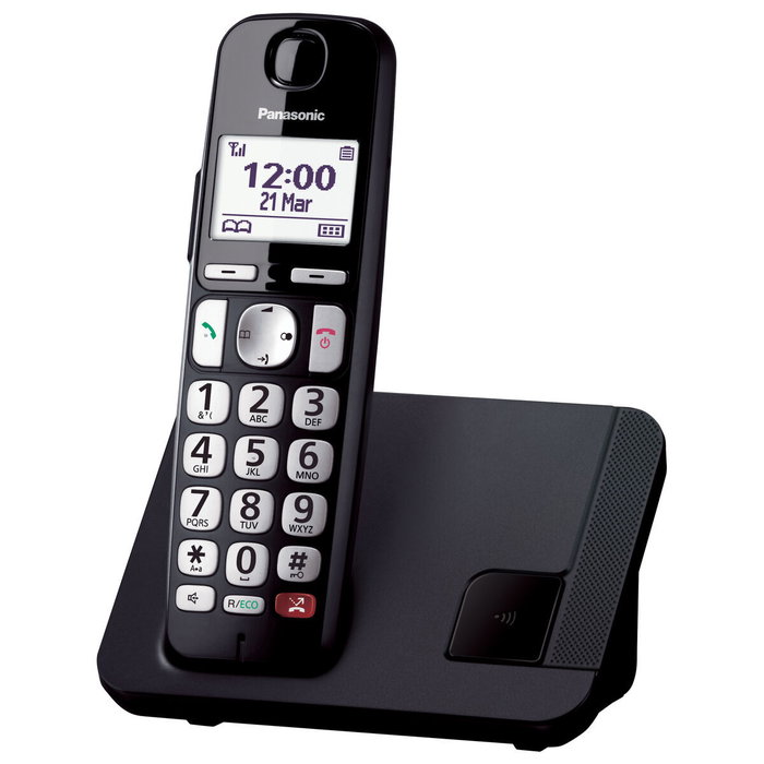 Téléphone Sans Fil Panasonic KXTGE250SPB Blanc Noir