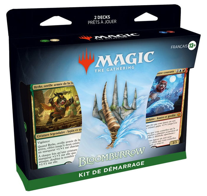 Wizards of the Coast Magic the Gathering Bloomburrow présentoir kits de démarrage 2024 (12) FRANCAIS Wizards of the Coast Magic the Gathering Bloomburrow présentoir kits de démarrage 2024 (12) FRANCAIS
