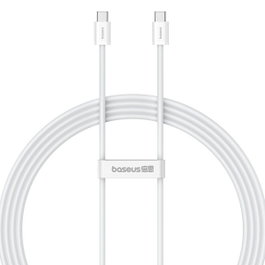 BASEUS Câble USB-C vers USB-C High Speed USB 2.0, 1m, blanc