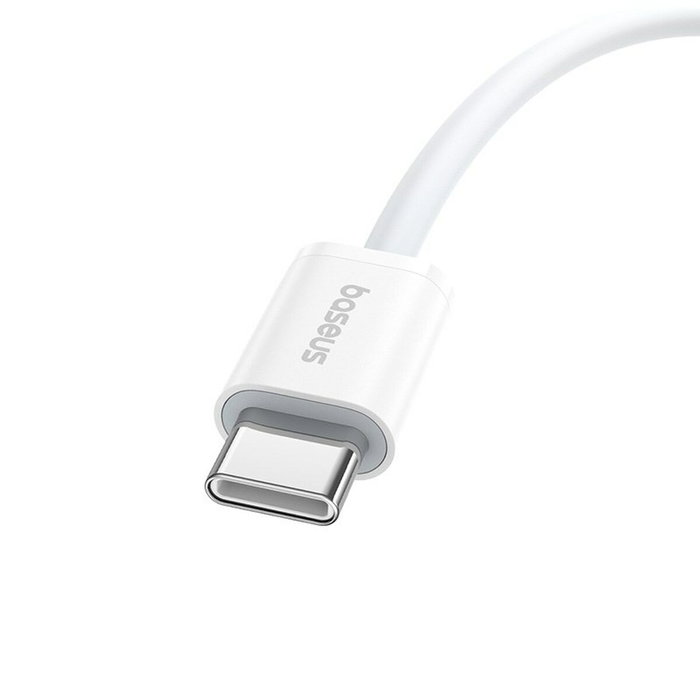 Baseus Câble USB-C vers USB-C P10365200211-01 Blanc 2 m
