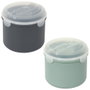 Cook Concept Fiambrera cylindrique à 2 étages avec couverts