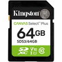 Carte Mémoire Micro SD avec Adaptateur Kingston SDS3/64GB 64 GB