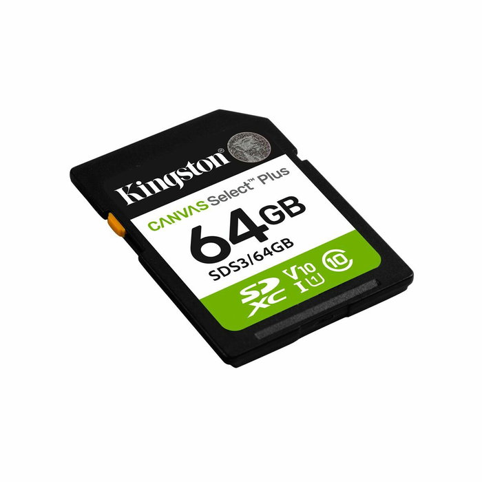 Carte Mémoire Micro SD avec Adaptateur Kingston SDS3/64GB 64 GB