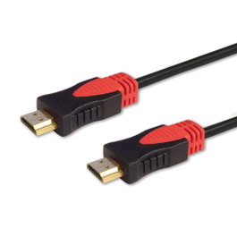 Savio Câble HDMI CL-95 Noir Rouge 1,5 m