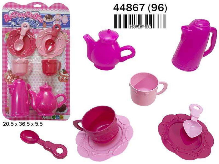 Rama Juego Cafe Jeu de café en bois pour enfants 18 mois+, 20,5 x 36,5 x 5,5 cm, Multilingue
