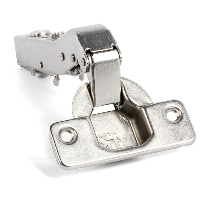 HERRAJES ALK Bisagra PUMA CLIP CAM Ø35mm Ouverture 105º Angle 45º Ala Inclinada Cierre Amortiguado Acero Níquel HERRAJES ALK Bisagra PUMA CLIP CAM Ø35mm Ouverture 105º Angle 45º Ala Inclinada Cierre Amortiguado Acero Níquel