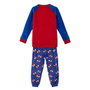 Cerdá - Pyjama long coral pour enfant 3 ans en tissu fleece avec applications Spider-Man - Taille 3 ans