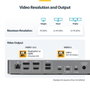 Startech DK30C2DPEPRUE Station d'accueil USB-C Triple 4K 60Hz 14 ports 140W DisplayLink 2.5GbE