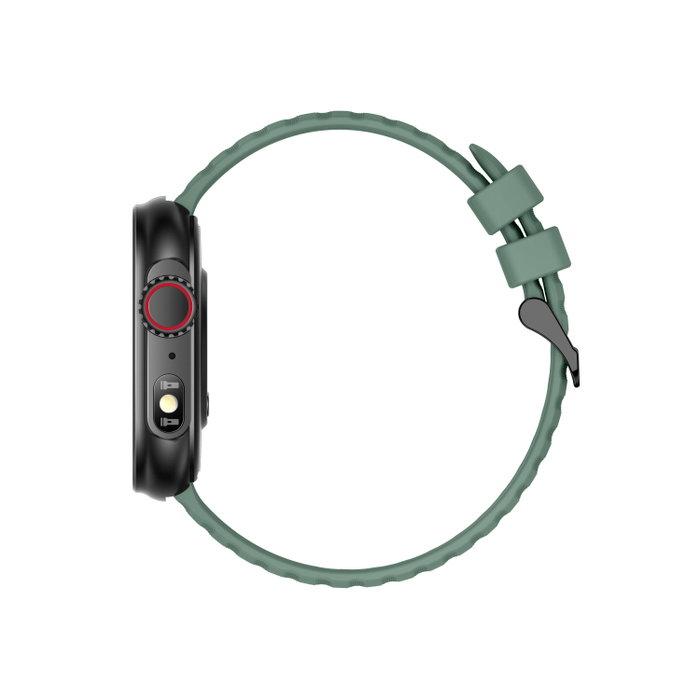 myPhone Watch Tool Smartwatch Noir Vert - Étanche IP67, 2.01" Bluetooth 5.1, Moniteur Cardiaque, Podomètre