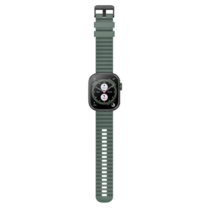 myPhone Watch Tool Smartwatch Noir Vert - Étanche IP67, 2.01" Bluetooth 5.1, Moniteur Cardiaque, Podomètre