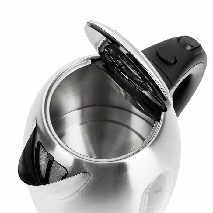 Adler AD 1223 Bouilloire Noir Acier inoxydable 2000 W 1,7 L