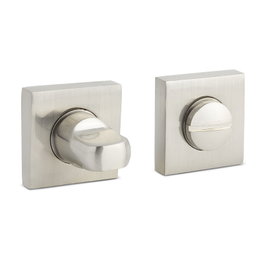 HERRAJES ALK Muletille de déverrouillage Zamak 35x35 nickel satiné