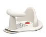 KioKids Siège de Baignoire Sécurité Bébé Blanc, Détecteur de Température >38°C, 5 Ventouses, Confort Accru, Âge +12 Mois, Collection Purewhite
