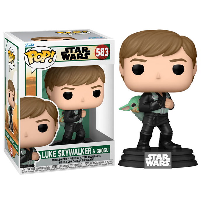 FUNKO Figura POP Star Wars El Libro de Boba Fett 2 Luke Skywalker & Grogu
