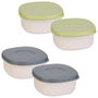 Cook Concept Lot de 2 Mini Bocaux Hermétiques 75 ml