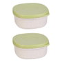 Cook Concept Lot de 2 Mini Bocaux Hermétiques 75 ml