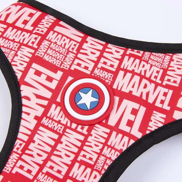 Cerdá Harnais pour chien T2XS XS/S, harnais Marvel, couleur rouge, taille XS/S