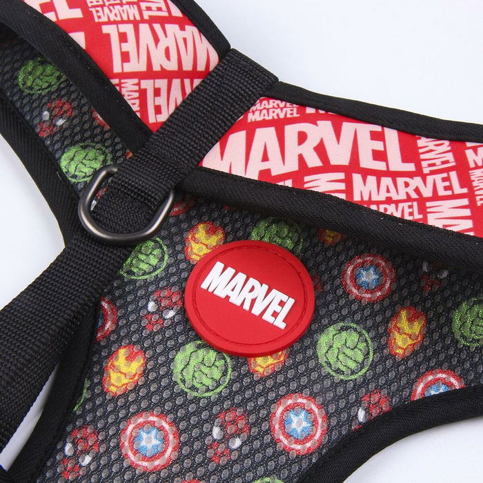Harnais pour Chien Marvel Réversible Rouge XS