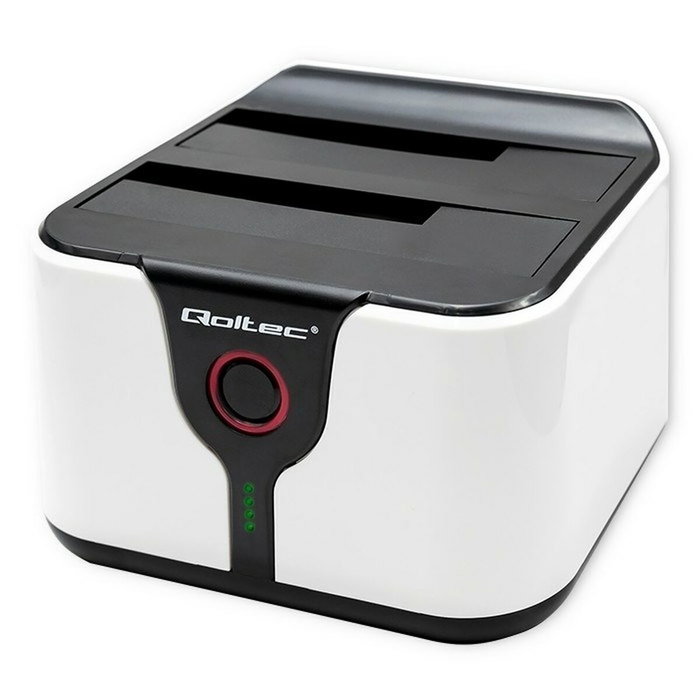 QOLTEC Station d'accueil USB 3.0 pour HDD et SSD, noir QOLTEC Station d'accueil USB 3.0 pour HDD et SSD, noir