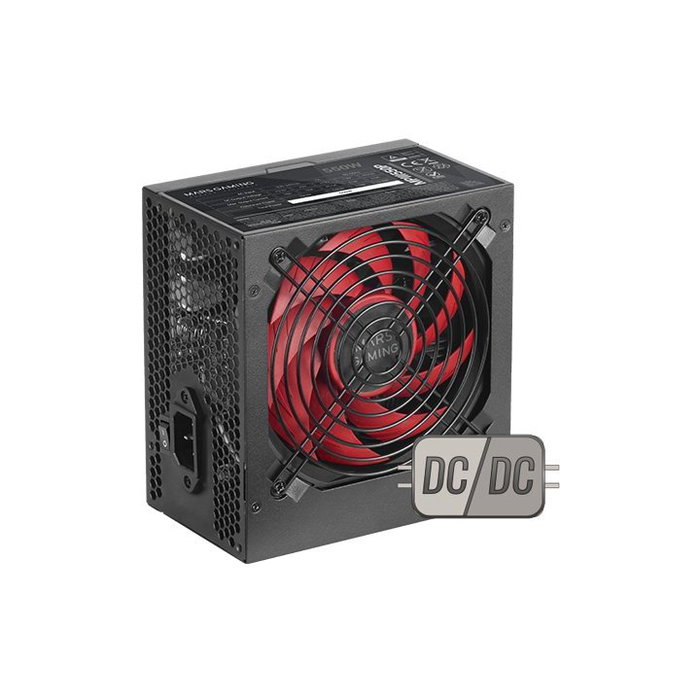 Mars Gaming MPIII550P Alimentation ATX 550W 80+ Silencieuse Ventilateur 120mm DC-DC