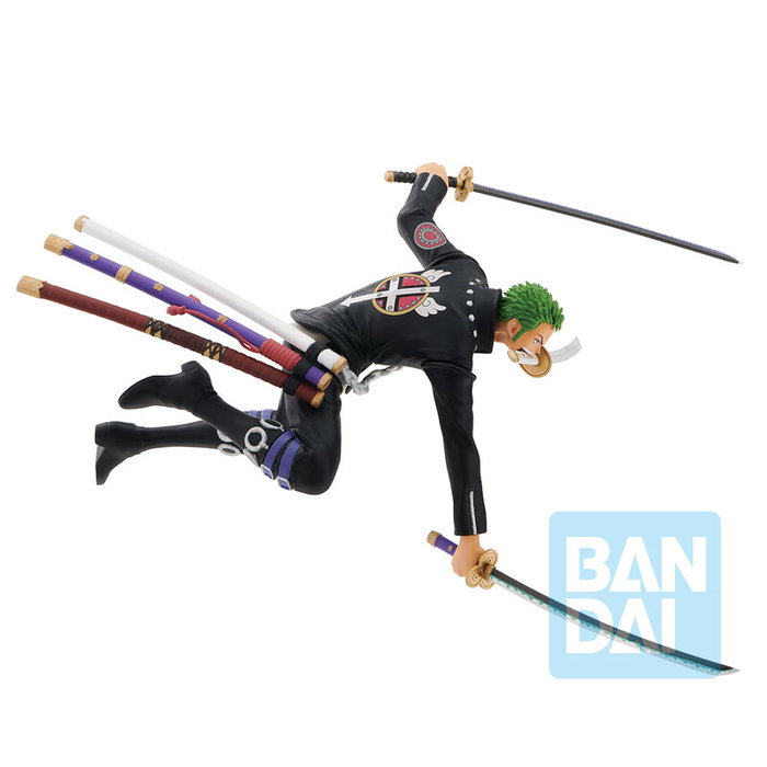 BANPRESTO Figura Ichibansho Roronoa Zoro Film Red More Beat One Piece 11cm