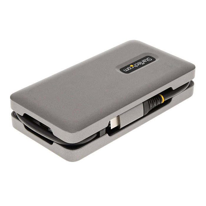Startechcom Station d'accueil USB-C 3.2 Gen 2 avec HDMI, DisplayPort, Ethernet Gigabit, 4K 60Hz, 100W Power Delivery, Gris Startechcom Station d'accueil USB-C 3.2 Gen 2 avec HDMI, DisplayPort, Ethernet Gigabit, 4K 60Hz, 100W Power Delivery, Gris