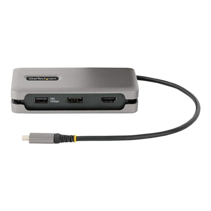 Startechcom Station d'accueil USB-C 3.2 Gen 2 avec HDMI, DisplayPort, Ethernet Gigabit, 4K 60Hz, 100W Power Delivery, Gris Startechcom Station d'accueil USB-C 3.2 Gen 2 avec HDMI, DisplayPort, Ethernet Gigabit, 4K 60Hz, 100W Power Delivery, Gris