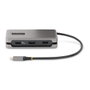 Startechcom Station d'accueil USB-C 3.2 Gen 2 avec HDMI, DisplayPort, Ethernet Gigabit, 4K 60Hz, 100W Power Delivery, Gris