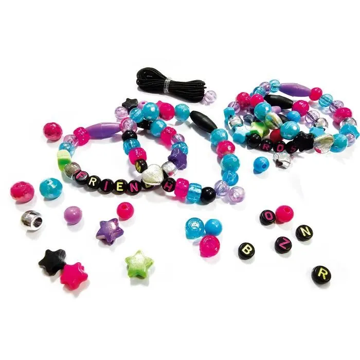 Lisciani Kit de Création de Bijoux Monster High Scary Jewels Display - Perles et Breloques pour Bracelets et Colliers Portable