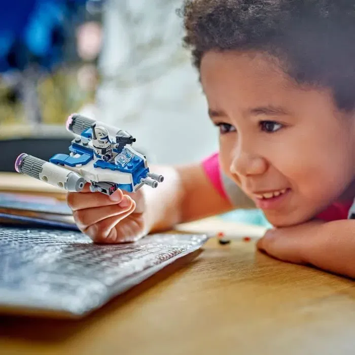 LEGO Star Wars 75391 Microfighter Y-Wing du Capitaine Rex - Vaisseau miniature collector avec minifigurine et fusils - Jeu de construction