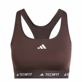 Soutien-gorge de Sport Adidas Techfit Medium Marron