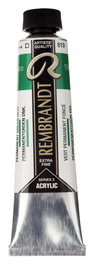 Rembrandt Peinture Acrylique Vert Permanent Foncé 619, 40 ml