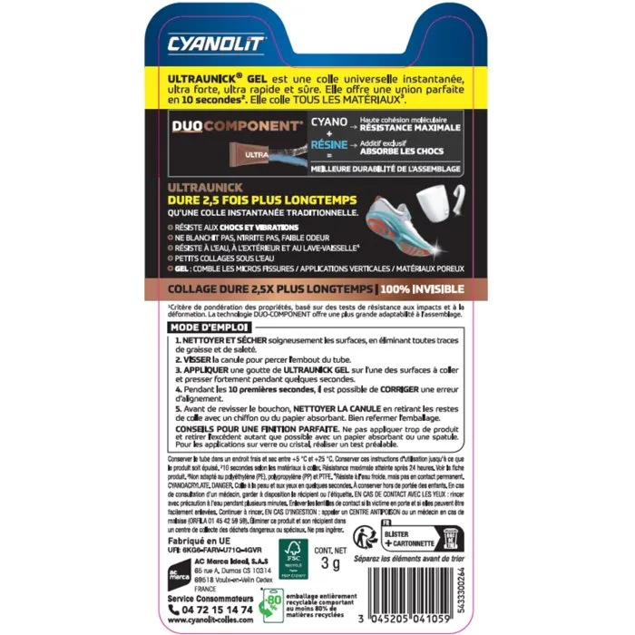 Cyanolit Ultra Unick Gel 10 g